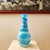 Vintage Stunning Murano Glass Vase. 1960s, made in Italy, Turquoise and White color. Excellent condition. Measures: Diam...