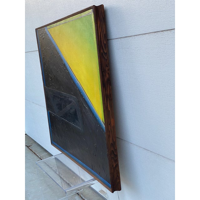 Abstract Walker "66 Abstract Expressionist Oil on Canvas For Sale - Image 3 of 12