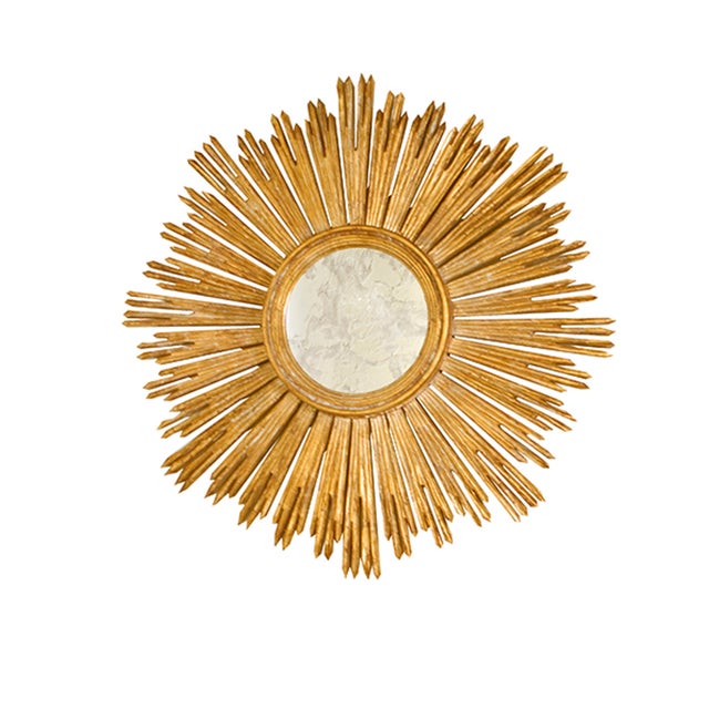 Inspired by the iconic emblem of the French sun king Louis XIV, our Margeaux sunburst mirror is at home in both classic...