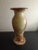 Art Deco 1970s Solid Onyx Variegated Brown/Green Vase For Sale - Image 3 of 6