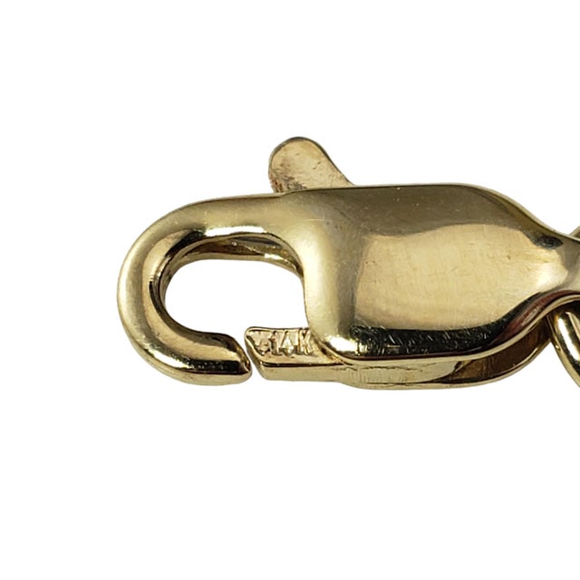 Mid 20th Century 14 Karat Yellow Gold & Black Opal Xo Dolphin Bracelet For Sale In New York - Image 6 of 8