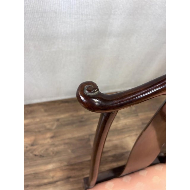 Drexel Set Four Vintage Drexel Oriental Asian Chinoiserie Splat Back Dining Room Chairs For Sale - Image 4 of 6