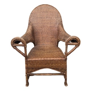 Arts & Crafts Chair in Wicker and Rattan from Dryad & Co, 1910 For Sale