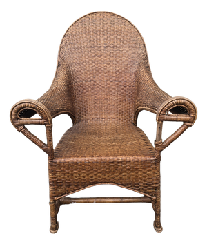 Arts & Crafts Chair in Wicker and Rattan from Dryad & Co, 1910