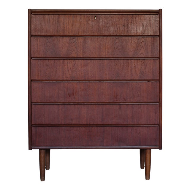 Vintage Danish Chest of Drawers, 1960s For Sale