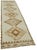 Textile Bohemian Beige Runner Rug For Sale - Image 7 of 7
