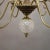 Vintage 20th Century French Nine-Light Tiered Brass and Crystal Chandelier For Sale - Image 12 of 13