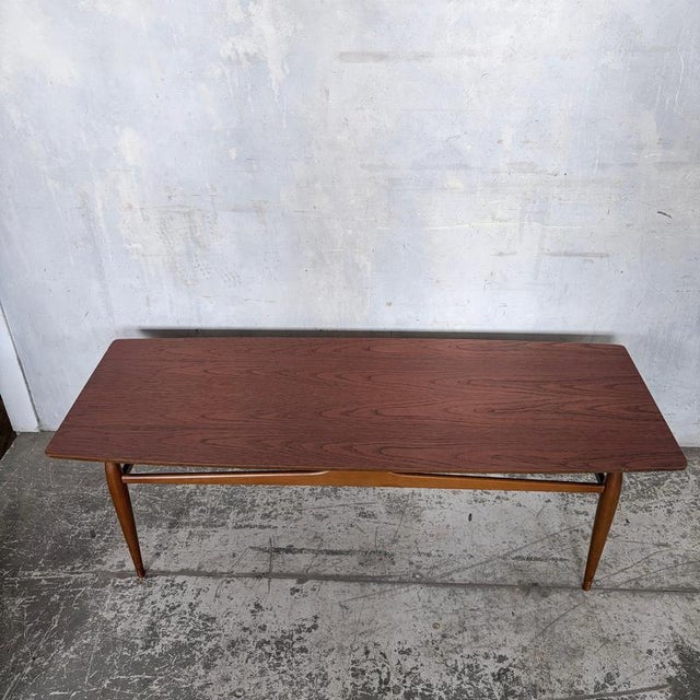 Mid-Century American Modern Teak Coffee Table by Mersman, 1960s For Sale - Image 9 of 10