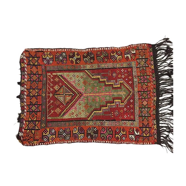 Vintage Turkish Kilim Rug For Sale