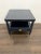 1980s Navy Lacquered Transitional End Table For Sale - Image 4 of 5