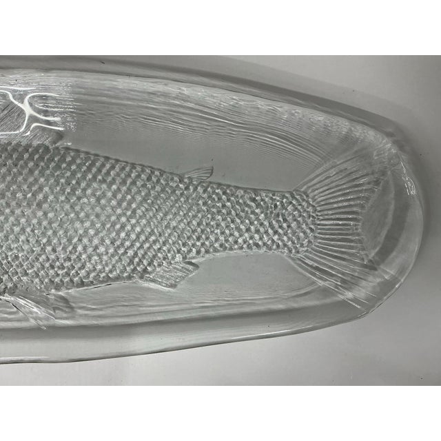 Pair of Large Vintage Kosta Boda Sweden Fish Platters For Sale - Image 11 of 11