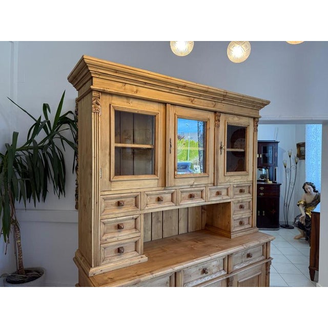 Gründerzeit Kitchen Sideboard, Farmhouse Cupboard, Farmhouse Sideboard D2818 For Sale - Image 5 of 18
