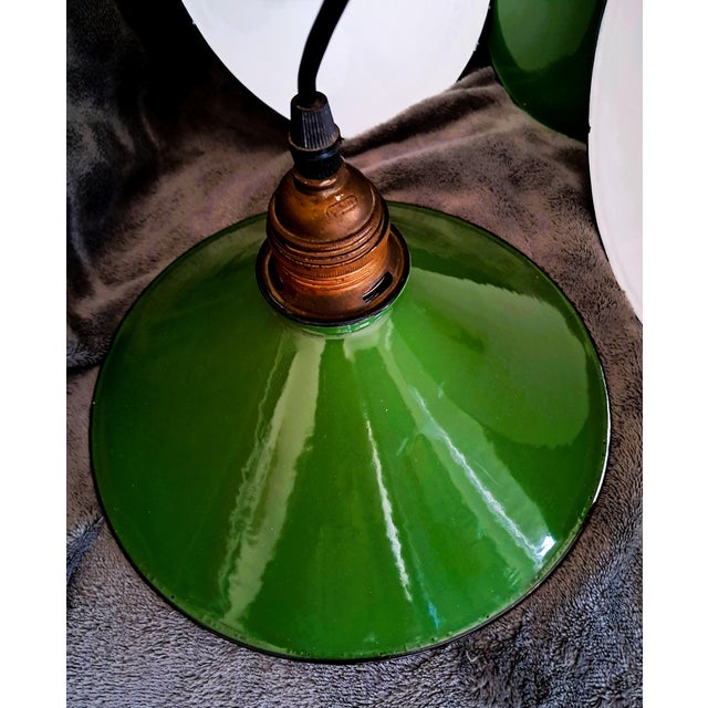 Vintage Industrial Bauhaus Ceiling Lights from Zenith, Belgium, 1930, Set of 4 For Sale - Image 10 of 14