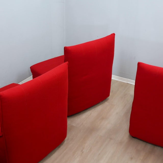 Vintage Baia Modular Lounge Armchairs by Citterio & Nava for B&B Italia, 1970s, Set of 4 For Sale - Image 9 of 17
