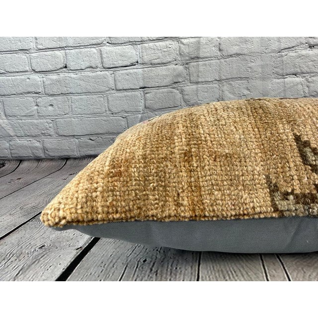 16 x 24 Rug Pillow Bosporus Drift Turkish Pillow Cushion Cover For Sale - Image 4 of 4