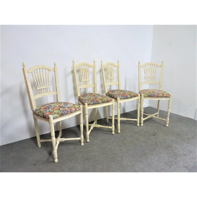 Sigla Italian Country French Style Bar Stools- Set of 4 For Sale - Image 10 of 10