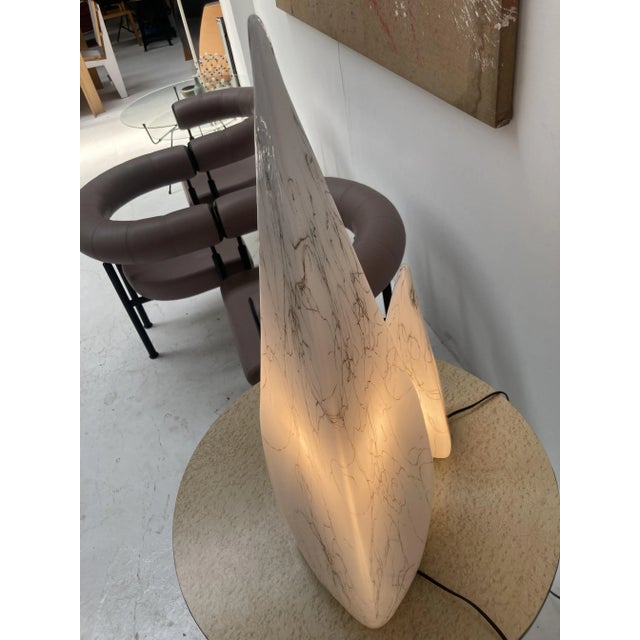 Lino Tagliapietra Murano Table Lamps attributed to Lino Tagliapietra for Effetre, Italy, 1980s, Set of 2 For Sale - Image 4 of 6