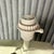 1990s Hand Carved Wood Banana Plant Lamps Finished in White Plaster - A Pair For Sale - Image 12 of 14