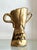 Vintage Ceramic Gold Plated Last Place Trophy For Sale - Image 12 of 12