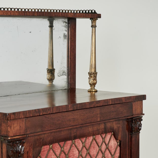 Antique English Regency Rosewood Ciffonier or Cabinet For Sale - Image 13 of 14