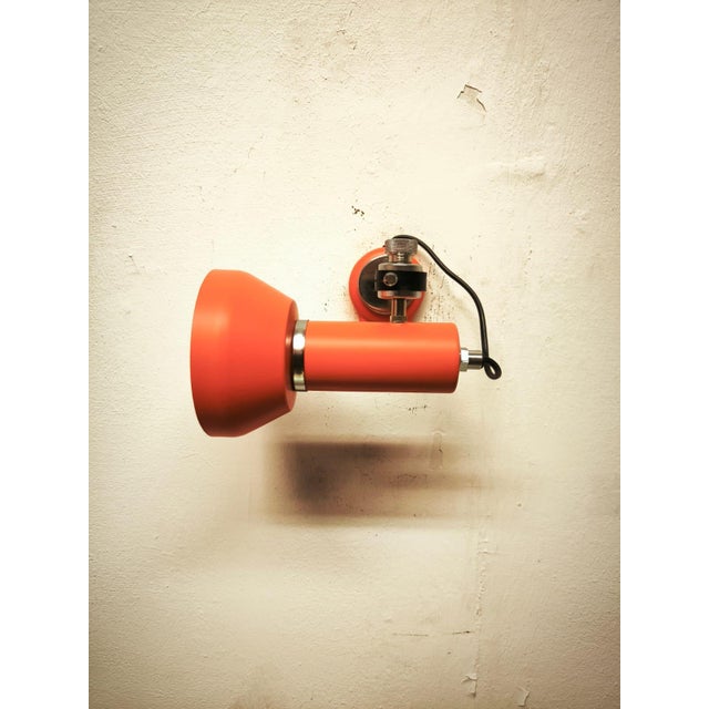 Adjustable Spotlight with Push Button Switch, 1970s For Sale - Image 10 of 14