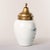 A rare and collectible example of Dutch Delftware craftsmanship, this tobacconist jar bears the inscription "St. Omer"...