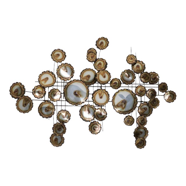 1970s Brutalist Abstract Wall Sculpture For Sale