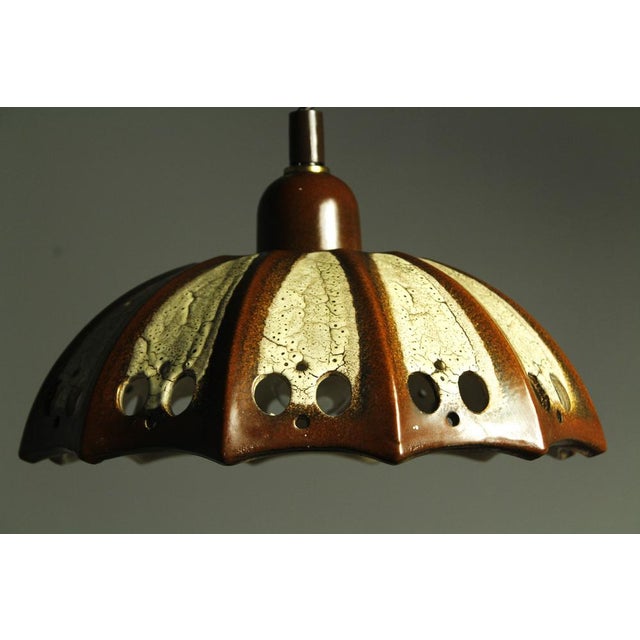 Fat Lava Ceramic Pendant Light from Pan Leuchten, 1970s For Sale - Image 4 of 10