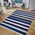 Textile Hampton Flatweave Blue Area Rug- 5' 0" X 8' 0" For Sale - Image 7 of 7