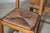 Brown Brutalist Dining Chairs, France, 1950s, Set of 3 For Sale - Image 8 of 12