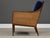 Mid-Century Modern 1960s Kipp Stewart for Directional Walnut and Cane Lounge Chair For Sale - Image 3 of 8