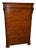 Charles X Drop-Front Secretary in Elm Burl, 19th Century For Sale