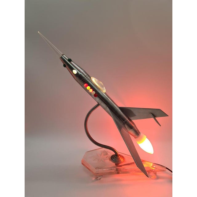 Vintage Table Lamp in Aluminium, 1960s For Sale - Image 13 of 17