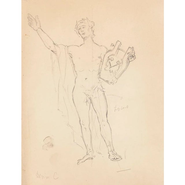 Zither Player is an original modern artwork realized in the first half of the XIX Century by an anonymous French artist....