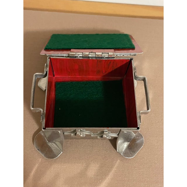Gray Polished Stainless Steel Box by Stanley Szwarc. For Sale - Image 8 of 11