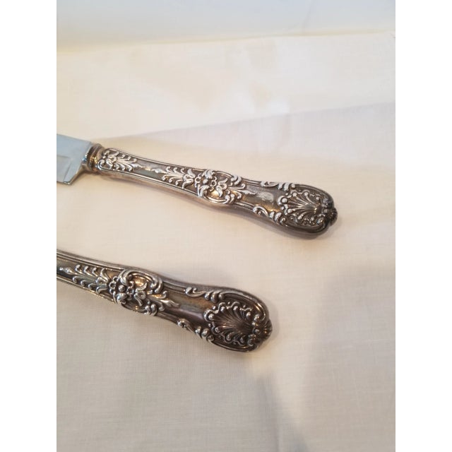 French Tiffany and Co. English King Carving Set For Sale - Image 3 of 6