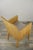 Light Yellow French Wooden and Rattan Armchair For Sale - Image 8 of 14