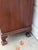 Vintage Chippendale Style Mahogany Secretary Desk With Serpentine Drawers, Ball and Claw Feet & Drop Front For Sale In New York - Image 6 of 12