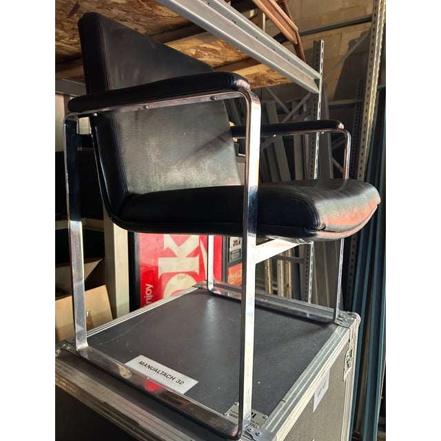 Chromcraft 1960s Chromcraft Mid-Century Chrome Armchair For Sale - Image 4 of 8