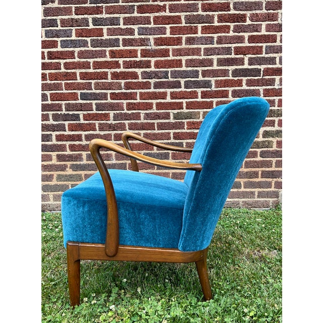 Mid-Century Modern Alfred Christensen Beech Lounge Chair C. 1960s For Sale - Image 3 of 16