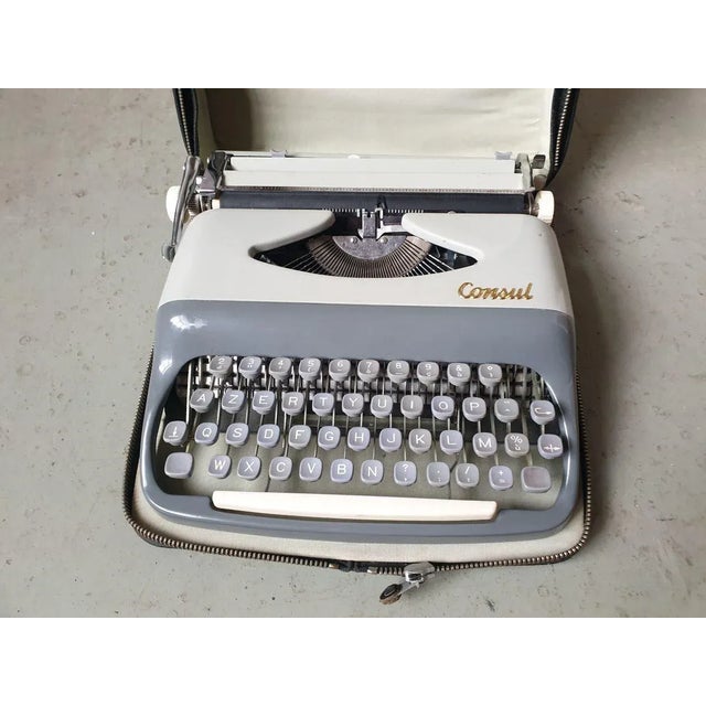 1950s Vintage Typewriter from Consul, 1950s For Sale - Image 5 of 8