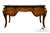 VINTAGE French Provincial Louis XV Burled Walnut & Kingwood Bureau Plat / Executive Desk w. Tooled Leather Top & Gilt...