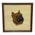 Brussels Griffon Framed Needlepoint Textile Art For Sale