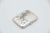 Rectangular Silver Cigarette Case with Bouquet of Flowers, in Good conditions.