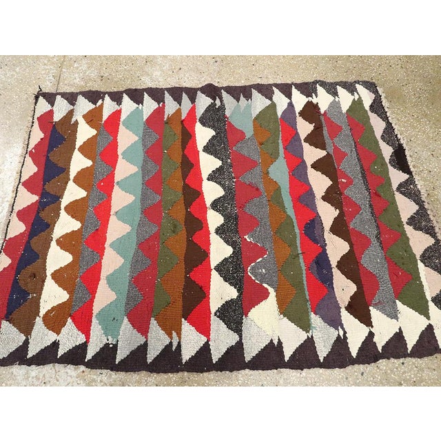 Galerie Shabab Collection Mid-20th Century Persian Flatweave Kilim Rug For Sale In New York - Image 6 of 9