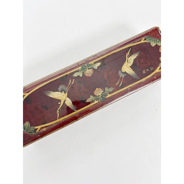 19th Century Japanese Lacquered Box with Bird Decoration, Japan For Sale - Image 17 of 18