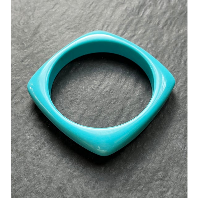 Blue 1980s Pair of Vinage Italian Nautical Inspired Bangle Bracelets For Sale - Image 8 of 10