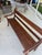 Wood Antique English Oak Bench For Sale - Image 7 of 8