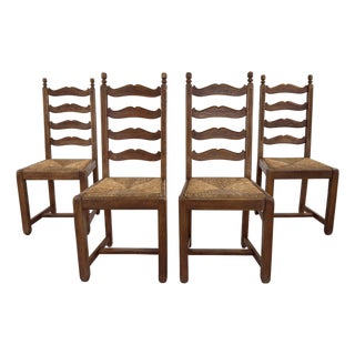 French Farmhouse Dining Chairs – Set of 4 For Sale