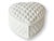 Charming Tiffany and Co porcelain trinket or ring box in a heart shape with basketweave design. Created by renowned Irish...
